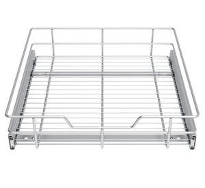 Bandeja retráctil interior cromada 44 cm
