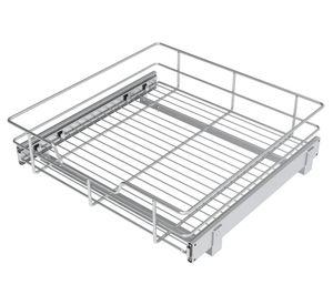 Bandeja retráctil interior cromada 44 cm