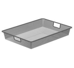 Canasto Malla grafito 8.5x59x42.7 cm