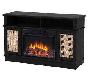Estufa chimenea 1400W Junquillo negro