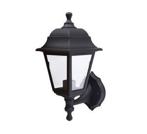 Farol 4 caras E27 negro 2 unidades