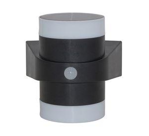 Aplique solar exterior luz fría Cilíndrico