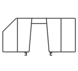 Divisor repisa ensamble grafito