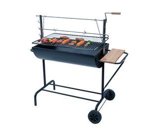 Parrilla carbón Medio tambor XL