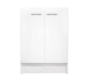 Mueble base lavaplatos 2 puertas Frutillar blanco Mobikit