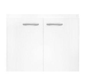 Mueble base lavaplatos 2 puertas Frutillar blanco Mobikit