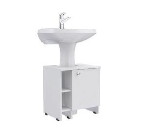 Mueble optimizador baño 1 puerta Bath47-A blanco TuHome
