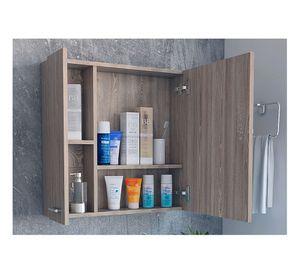 Gabinete espejo 60x60x14,9 cm Barcelona miel TuHome