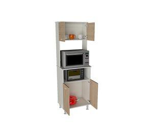 Kit cocina 4 puertas blanco/rovere TuHome