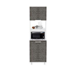 Kit cocina 4 puertas Fendi blanco/roble gris TuHome