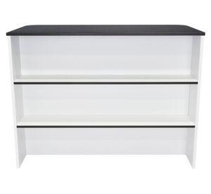 Barra auxiliar cocina Fendi wengué blanco