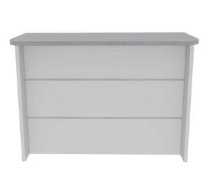 Barra auxiliar Fendi blanco/cemento TuHome