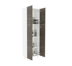 Despensa 4 puertas Rossi blanco/wengue TuHome