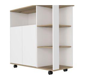 Mesón cocina 2 puertas blanco/duna TuHome