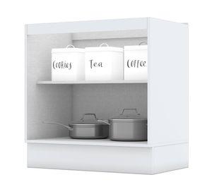 Mueble de cocina Colorado 2 puertas blanco