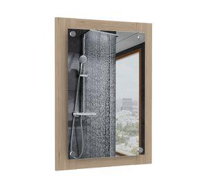 Espejo + Optimizador lavamanos + Mueble  BATH 300 rovere/blanco