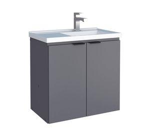 Mueble vanitorio 64 cm Aster gris