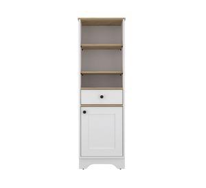Mueble optimizador Bath bicolor duna/blanco 141.6x44x35.3 cm