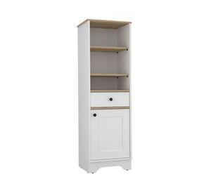 Mueble optimizador Bath bicolor duna/blanco 141.6x44x35.3 cm
