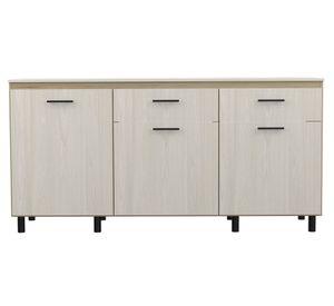 Mueble cocina 3 puertas 2 cajones Gante rovere/niebla TuHome