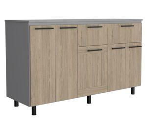 Combo módulo inferior + superior Hasselt Rovere gris