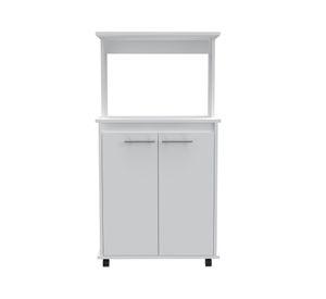 Mueble microondas 2 puertas Manchester blanco TuHome