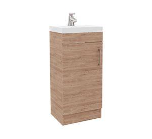 Botiquín + Mueble lavamanos + Optimizador MY BATH miel