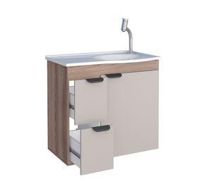 Mueble vanitorio 64 cm Margarida café
