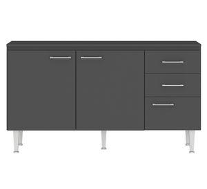 Mueble cocina base 140 cm Opie grafito