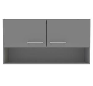 Mueble cocina aéreo New Evandro grafito 53.5x105x25 cm