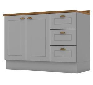 Mueble base Colorado gris 82x120x51 cm
