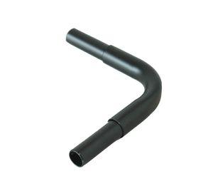 Codo barra cortina fierro 3/4'' 1un negro