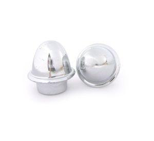 Tope 16 mm liso cromado 2 unidades metalhsa