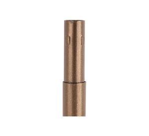 Codo barra cortina fierro 5/8'' 1un óxido
