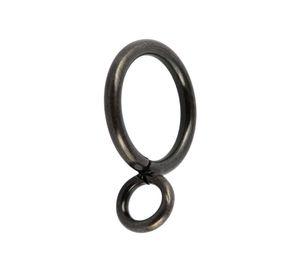 Argollas cortina fierro 3/4'' 12un acero viejo