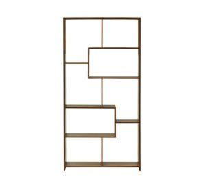 Librero Puzzle nogal Mobikit