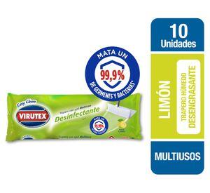 Trapero multiuso con ojal limón 10 unidades Virutex
