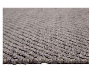 Alfombra 160x230 cm Handwoven Wool Style gris Dib