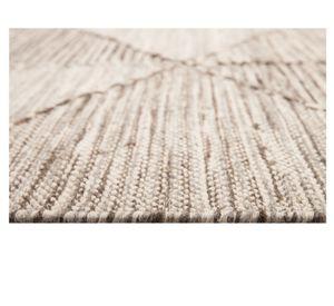 Alfombra 230x160 cm Handwoven Natural geométrico gris Dib