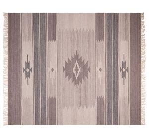 Alfombra 160x230 cm Handwoven Eco Ethnic taupe Dib