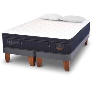 Cama europea 2 plazas Súper premium base dividida + almohadas viscoelásticas Cic