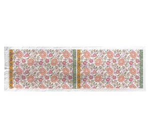 Camino de mesa Boheme blanco velo organza 180x60 cm