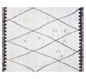 Alfombra 160x230 cm Mystique blanco/ gris Dib