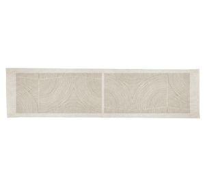 Camino de mesa Taupe crudo linet 150x36 cm