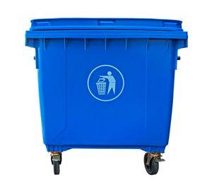 Contenedor de basura SN05 1100 lt 133x103x134 cm azul