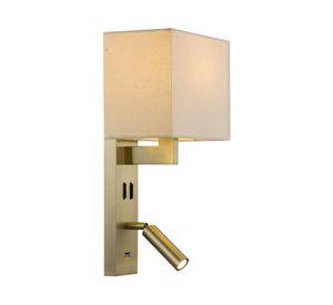 Apliqué USB Led 2L bronce pantalla cuadrada