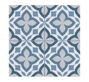 Cerámica piso muro Biscotto azul 45x45 cm 2.29 m2