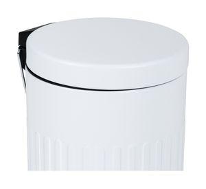 Basurero pedal Decoline blanco 3 lt