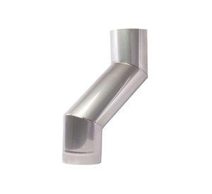 Accesorios codo 6'' 135掳 acero inoxidable Bosca