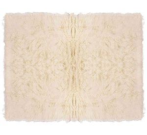 Alfombra 140x200 cm Flokati beige Dib